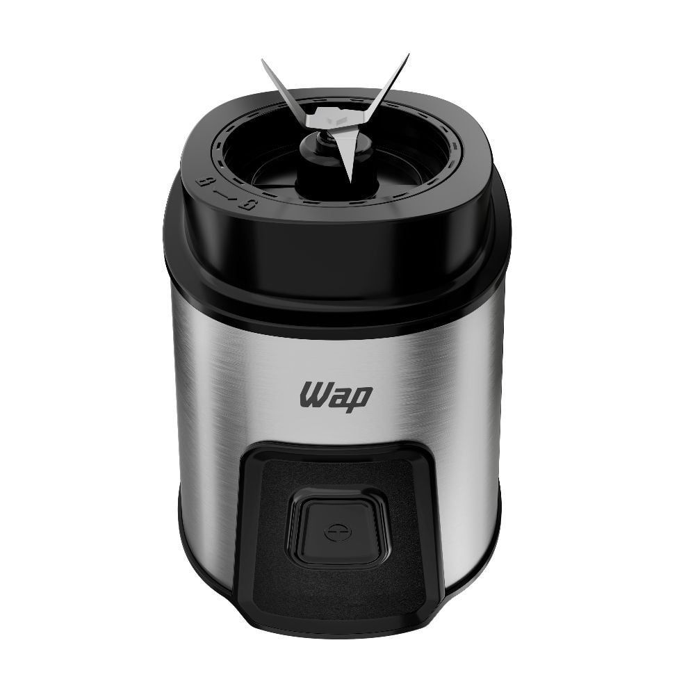 Mini Liquidificador Blender Go Wap Com 2 Copos Squeeze