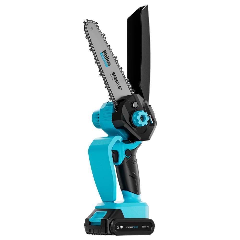 Mini Motosserra Philco Force Sabre 6" Bateria Lítio Pmm216 - Bivolt