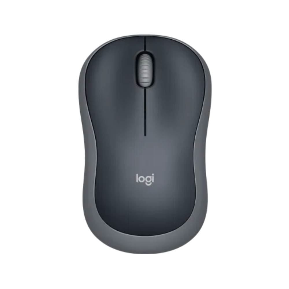 Mini Mouse Wireless Logitech M185 - Cinza