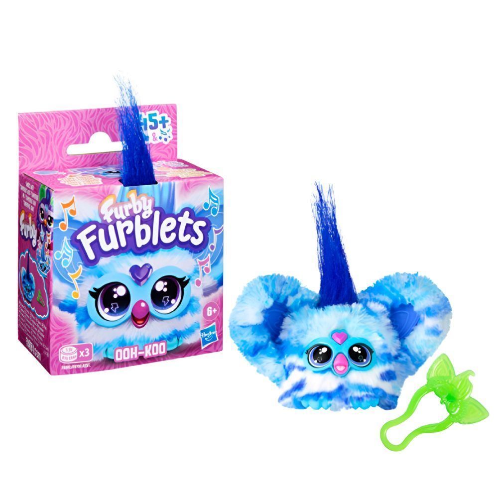 Mini Pelúcia com Som Furby Furblets Hasbro - Sortido