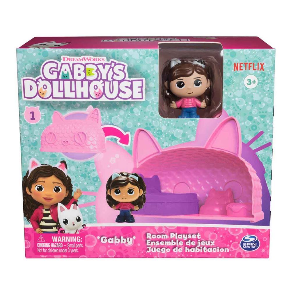 Mini Playset Sortido com Figura, Gabbys Dollhouse, Sunny