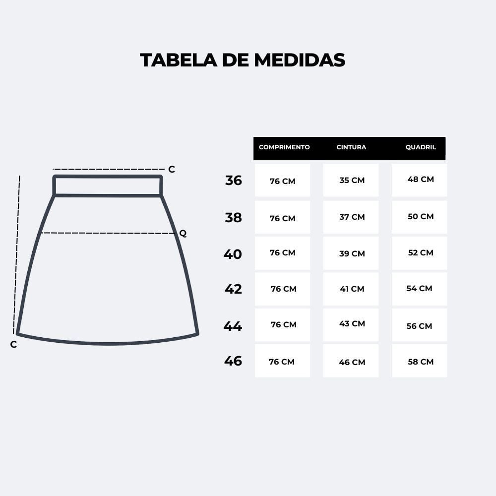 Mini Saia De Couro Sintético Boby Blues