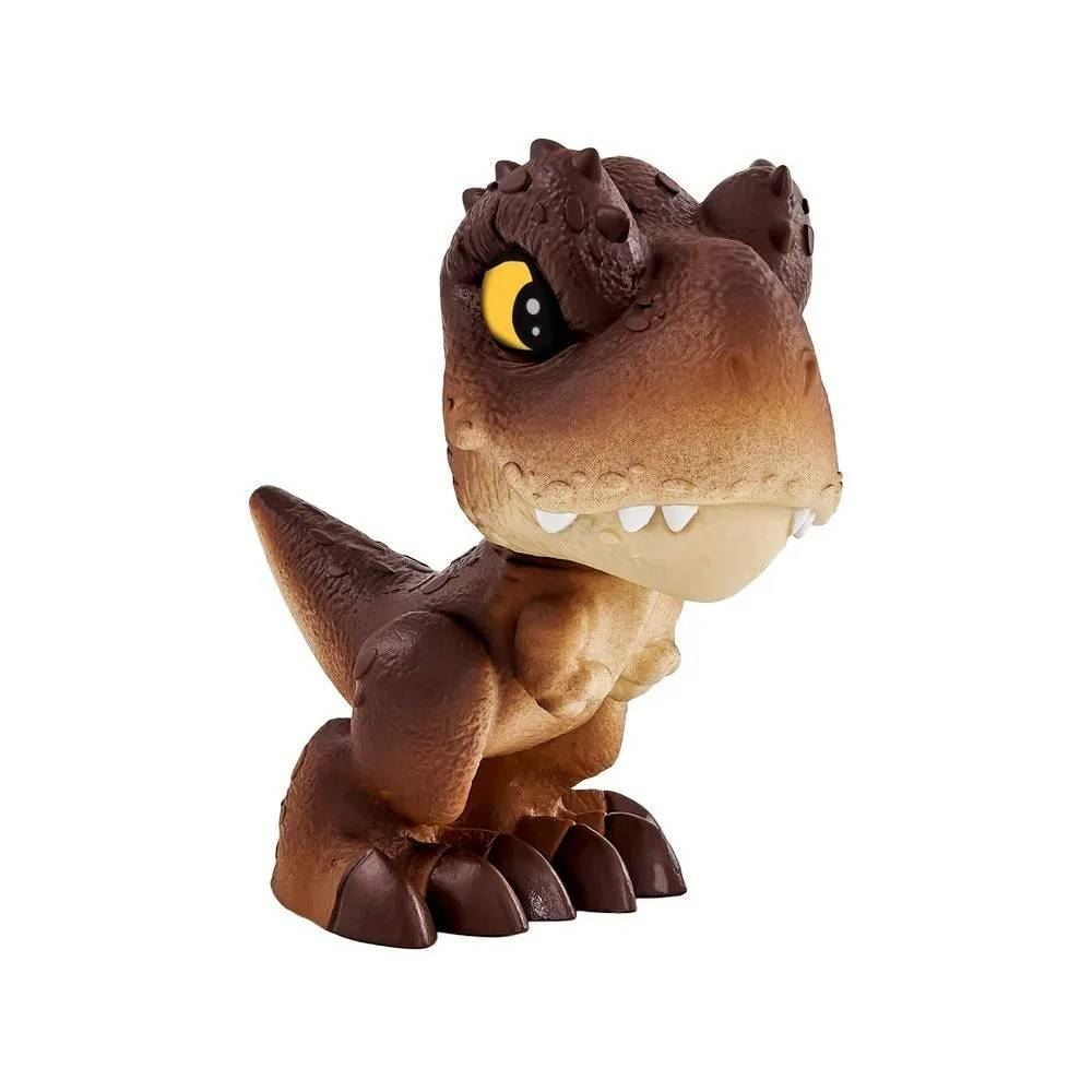 Mini T-Rex Marrom Na Casinha Jurassic World Pupee - 1488