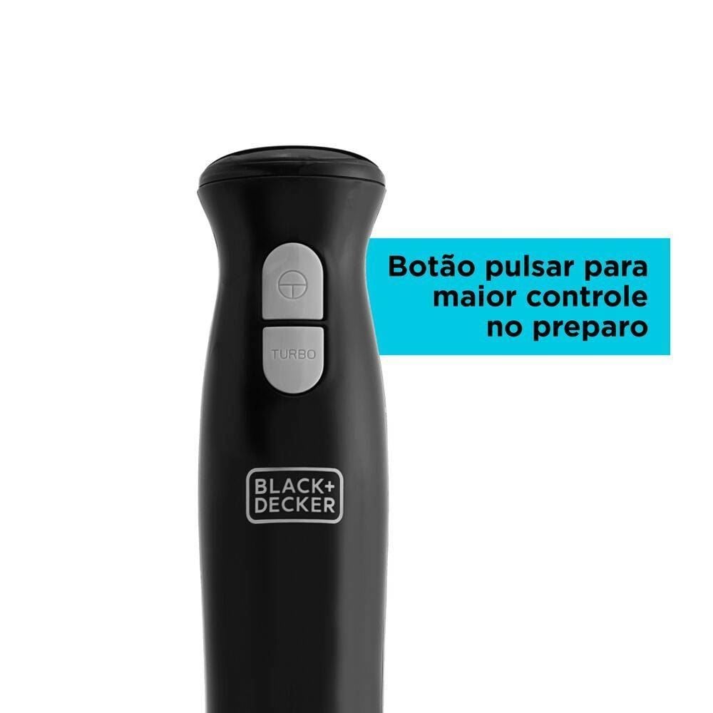 Mixer Black And Decker Com Haste Em Inox M300