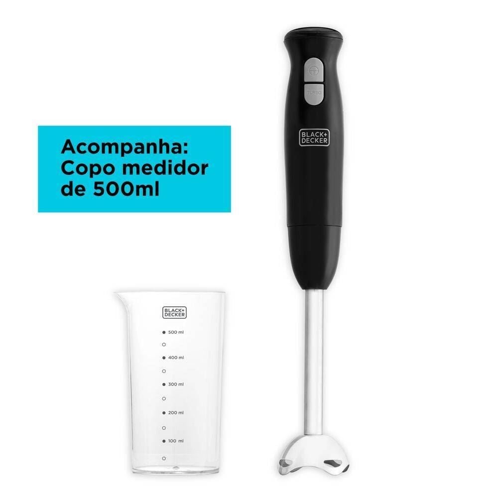 Mixer Black And Decker Com Haste Em Inox M300