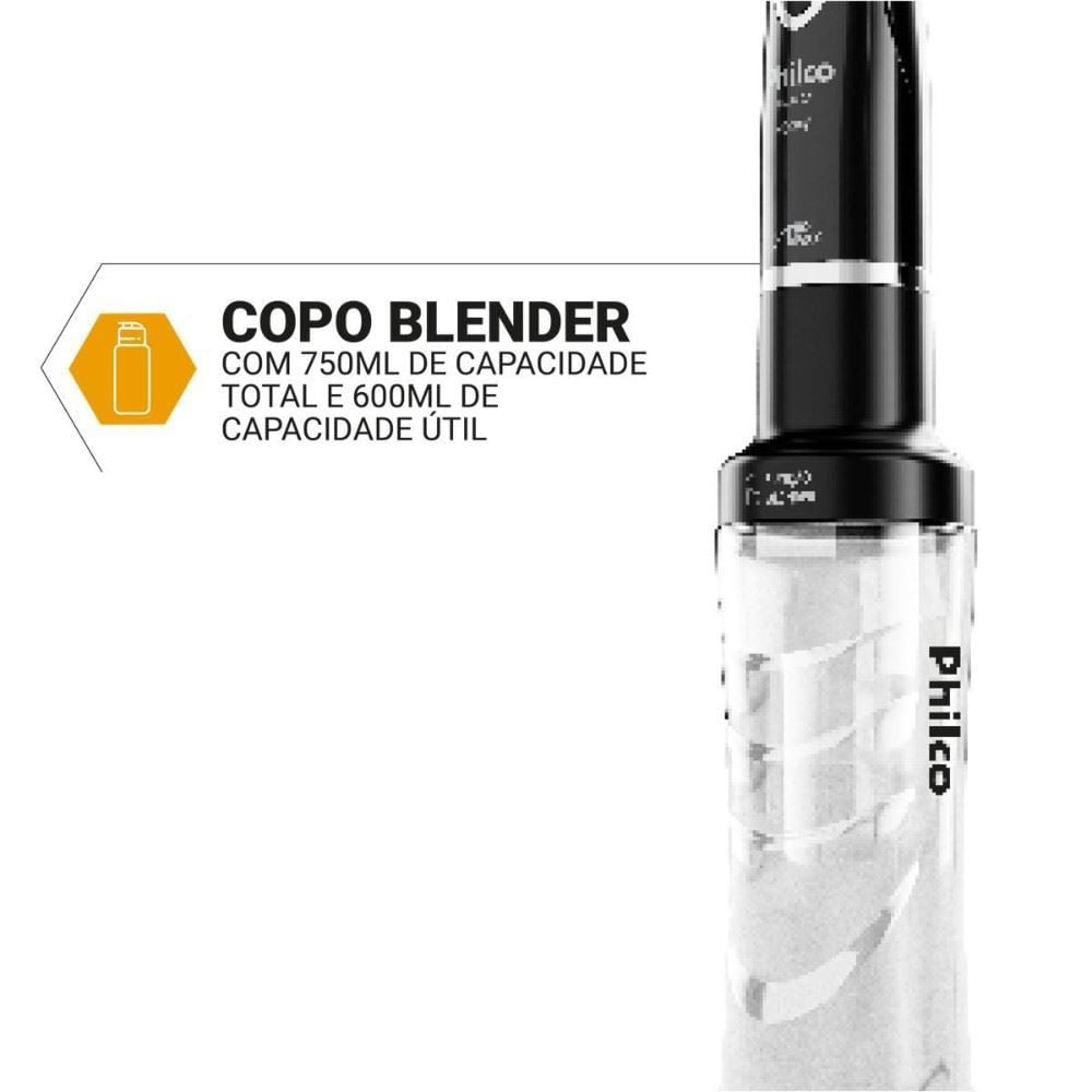 Mixer e Blender Philco 2 velocidades 400W PMX40A