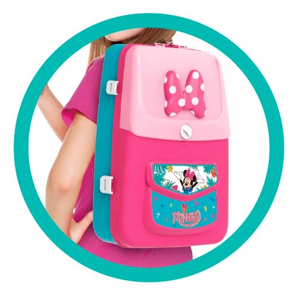 Mochila De Atividades Minnie Com Canetinhas E Acessórios Multikids - BR1588