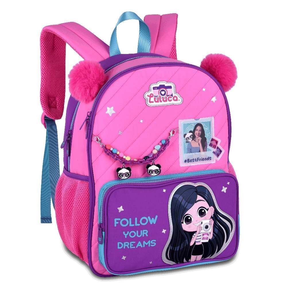 Mochila de Costa Infantil Luluca Clio Style - Rosa