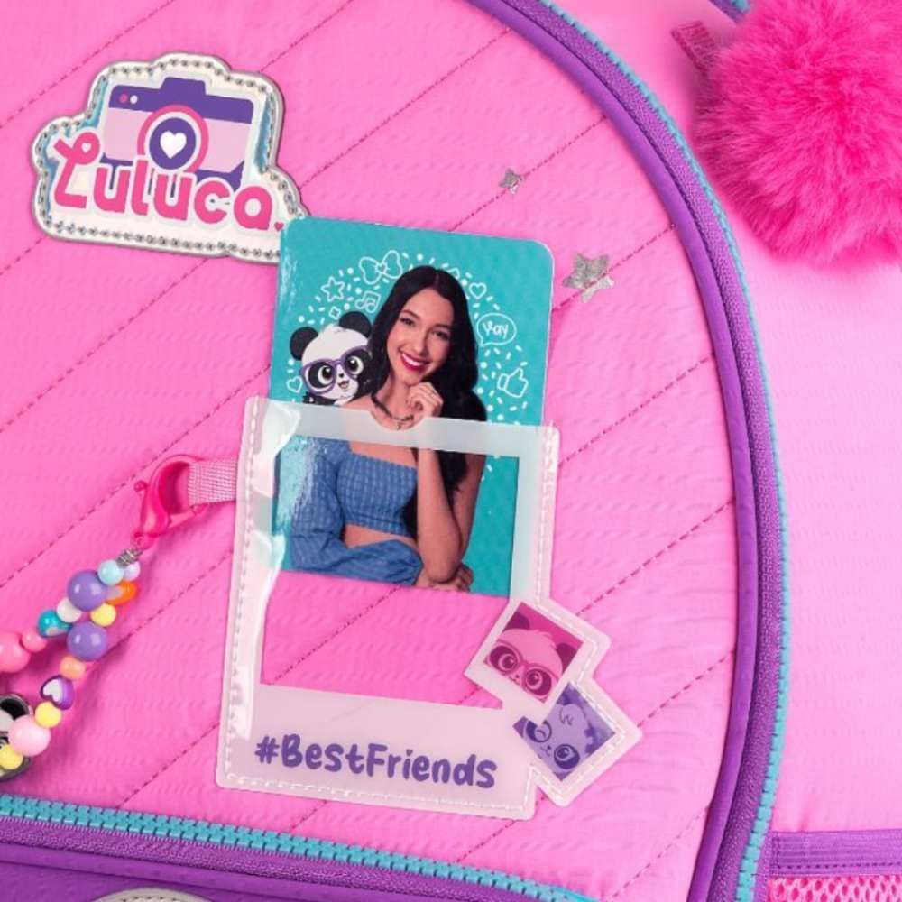 Mochila de Costa Infantil Luluca Clio Style - Rosa