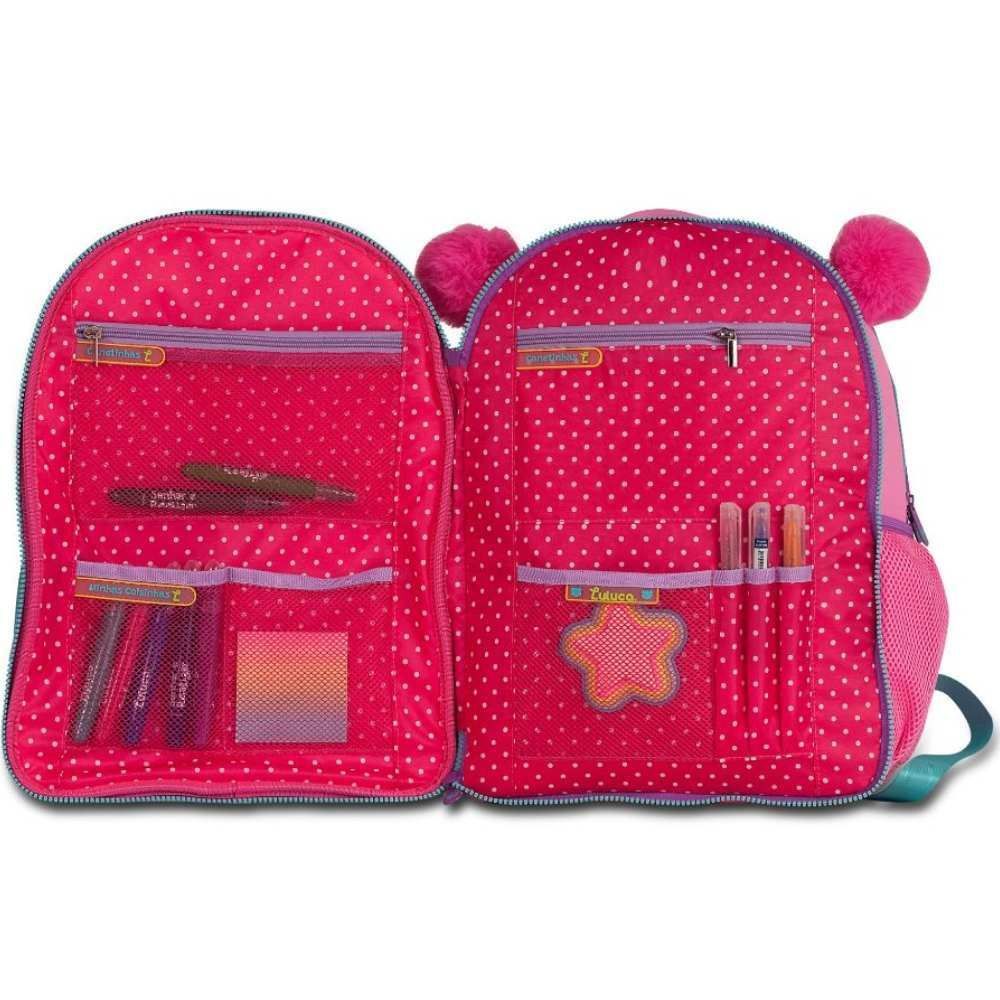 Mochila de Costa Infantil Luluca Clio Style - Rosa