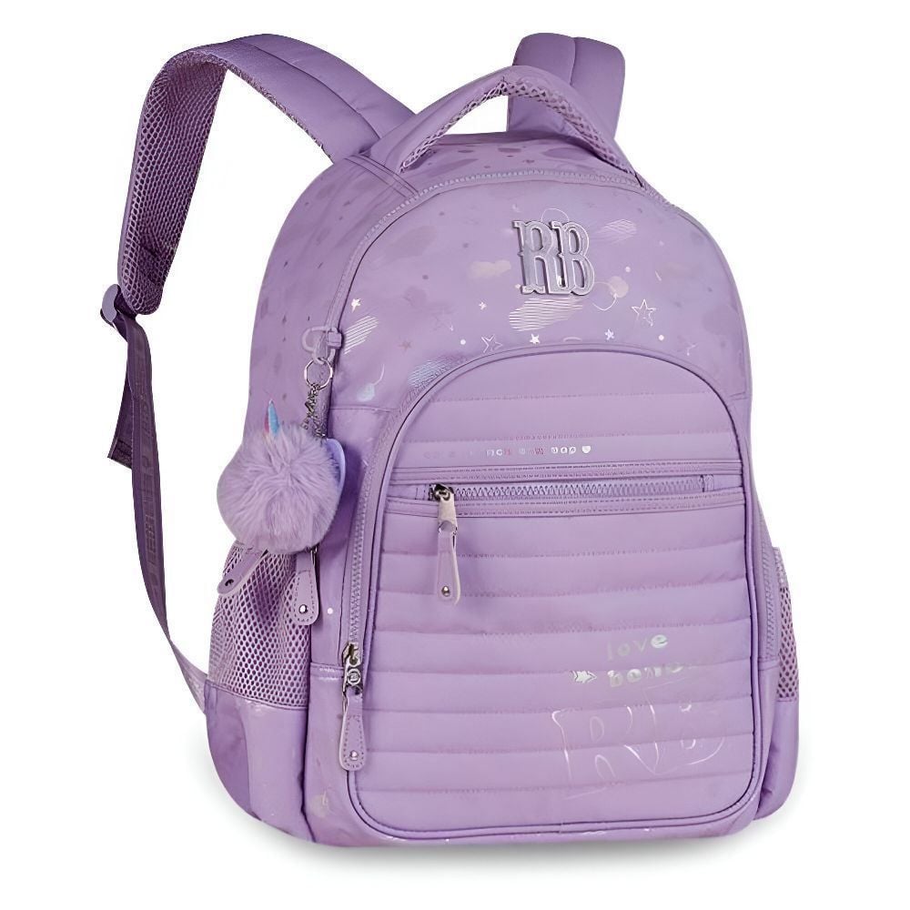 Mochila de Costa Juvenil Rb Holográfico Clio Style - Sortido