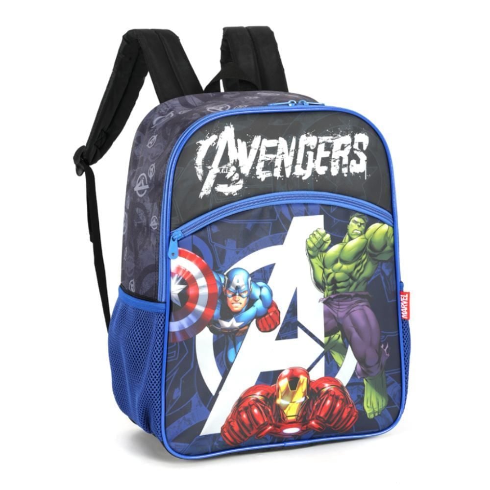 Mochila de Costas Infantil Avengers Luxcel - Sortido