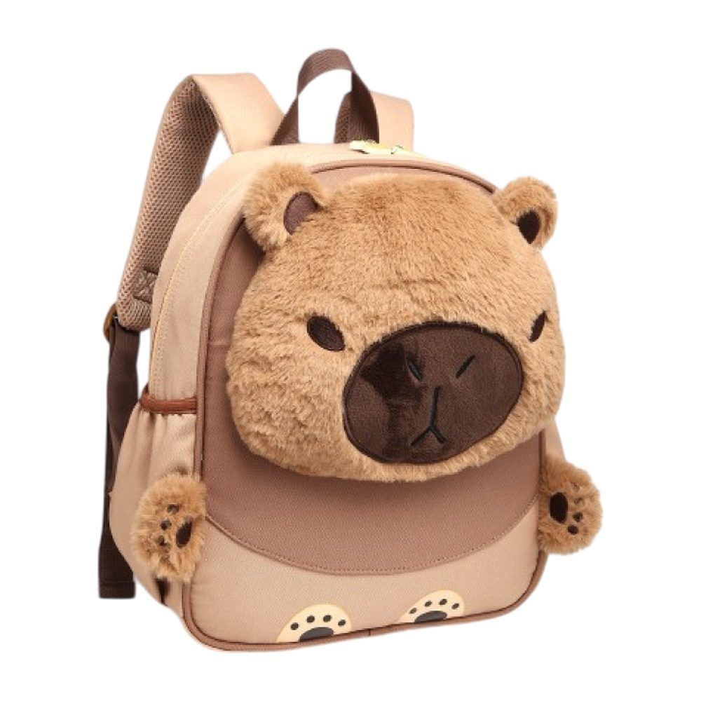 Mochila de Costas Infantil Capivara Tututti - Marrom