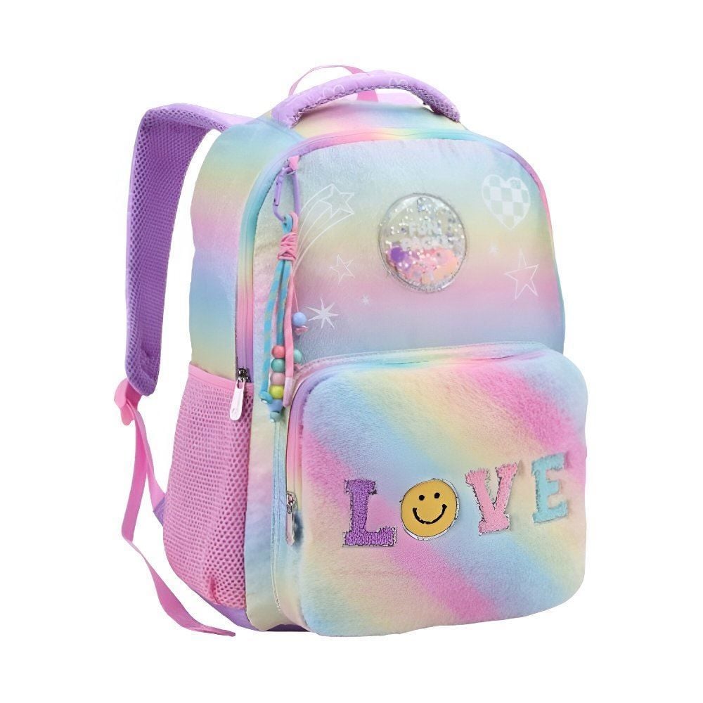 Mochila de Costas Infantil Love Seanite - Colorido