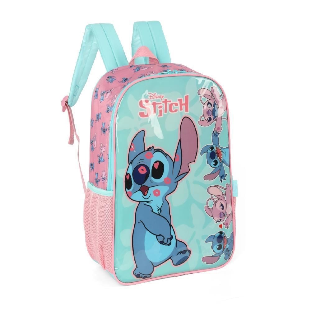 Mochila De Costas Infantil Stitch Luxcel - Sortido