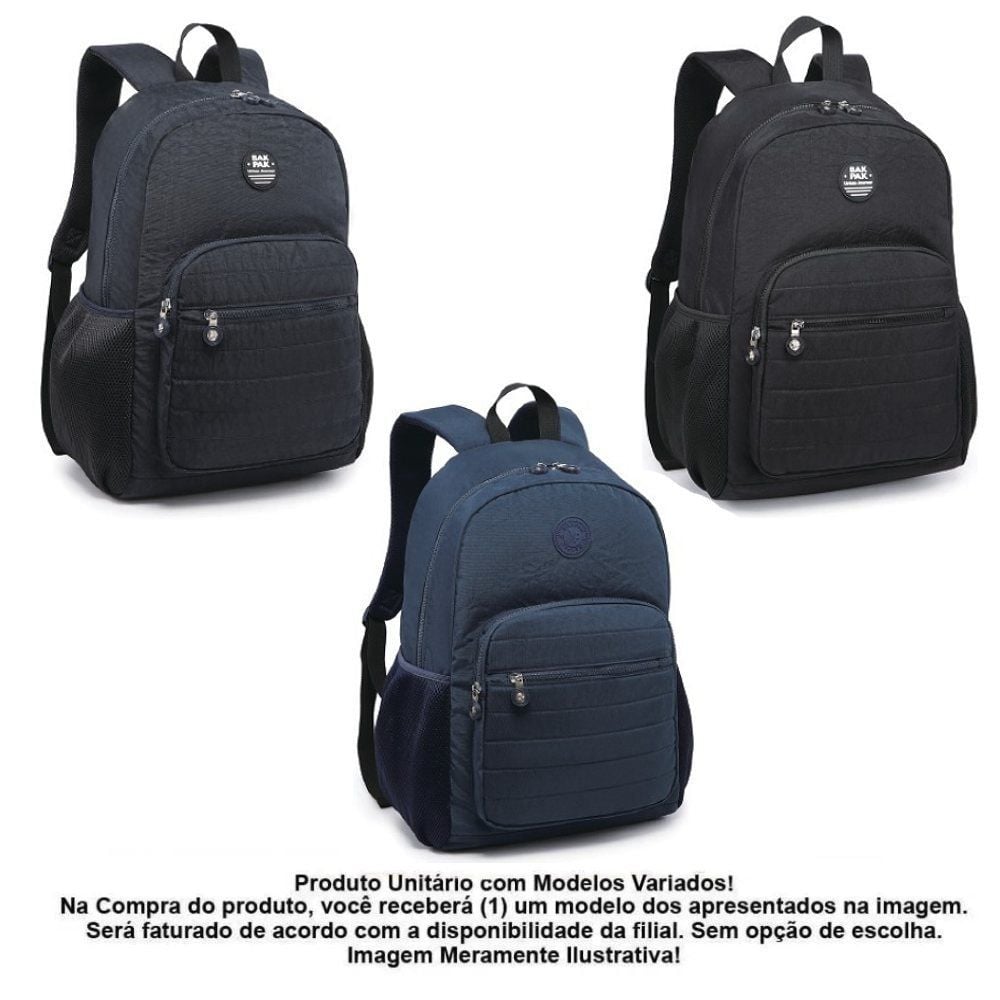 Mochila de Costas Juvenil Bakpak - Sortido