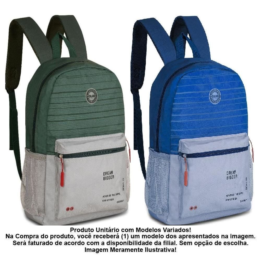 Mochila De Costas Juvenil Dream Bigger Clio Style - Sortido