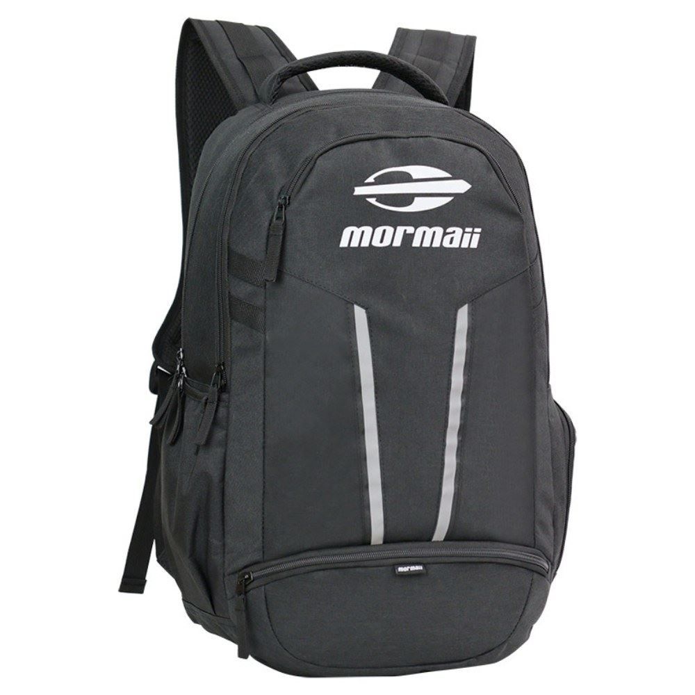 Mochila de Costas Juvenil Duas Faixas Mormaii - Preto 