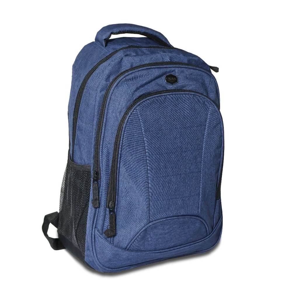 Mochila de Costas Juvenil Estonada Cross Azul - Clio Style