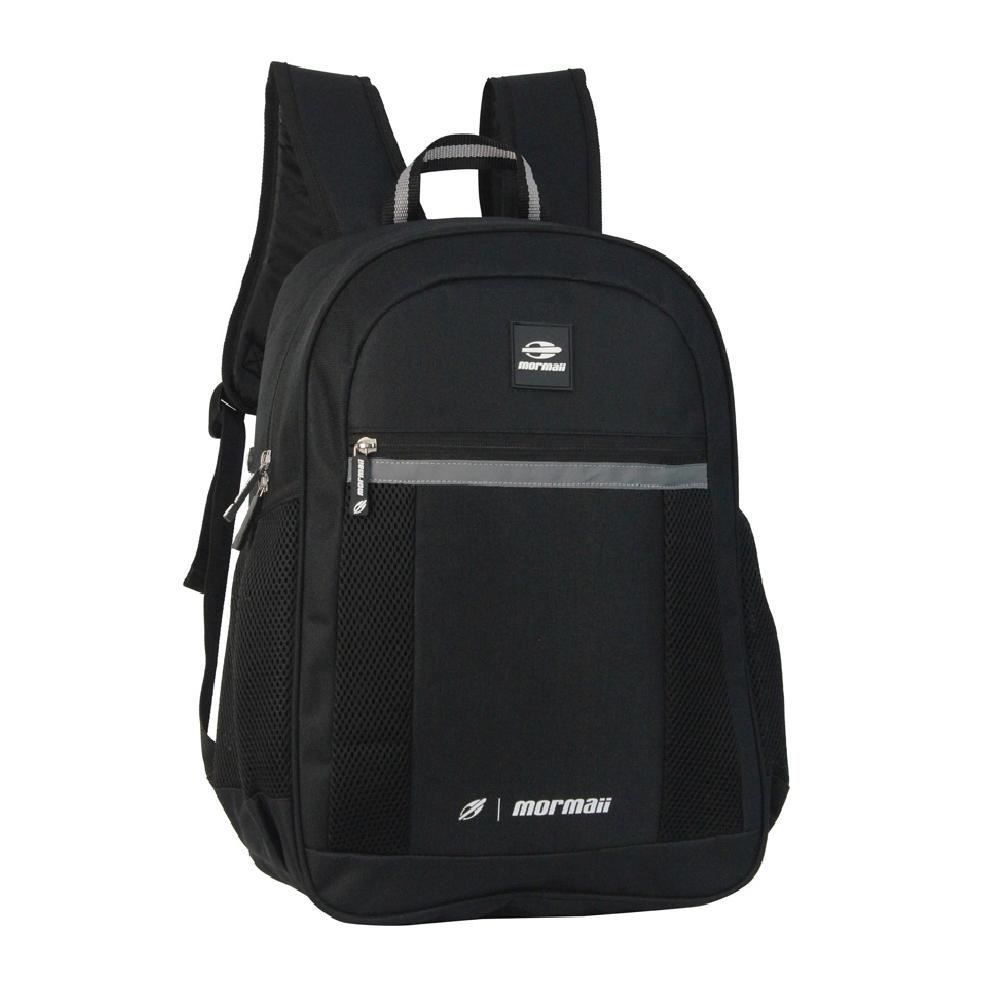 Mochila De Costas Juvenil Faixa Mormaii - Preto