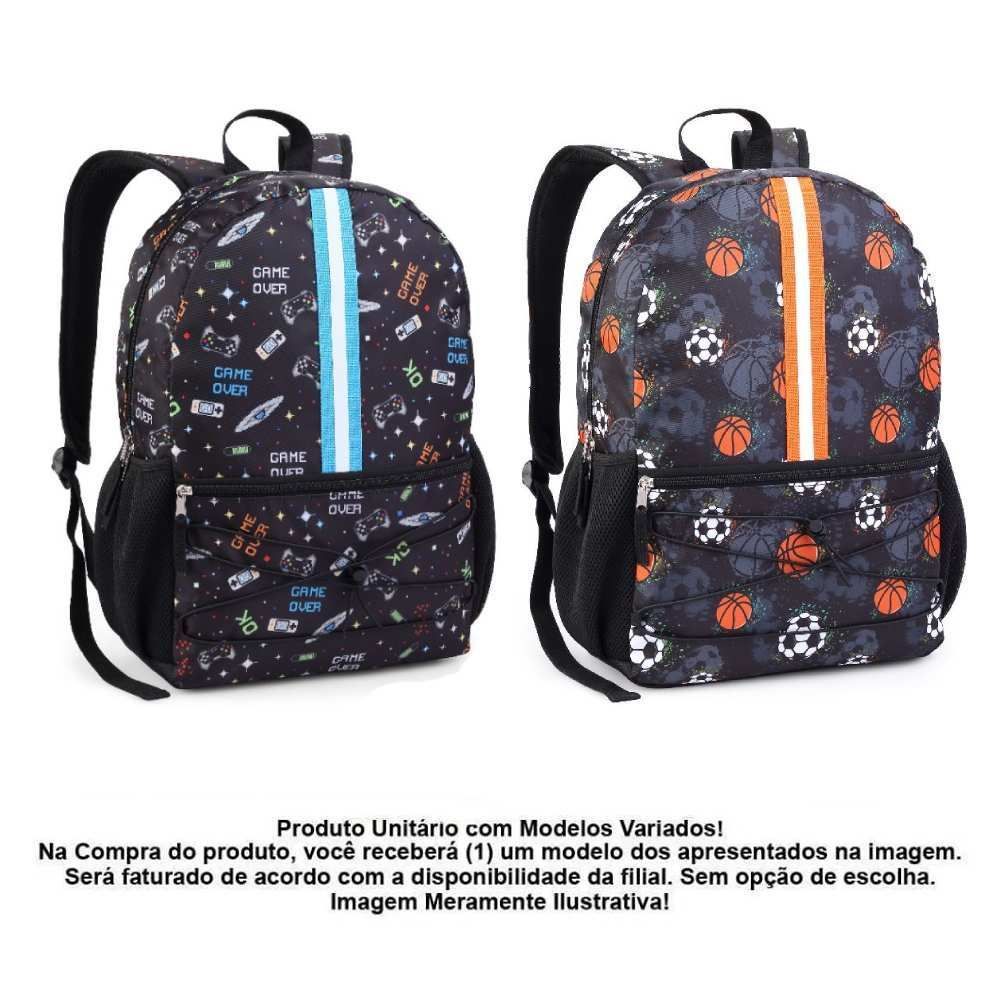Mochila de Costas Juvenil Jogos Seanite - Sortido