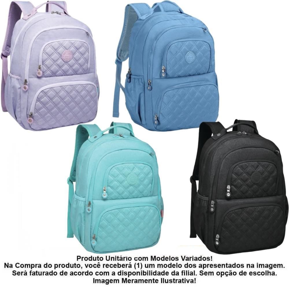 Mochila de Costas Juvenil Losango Kika - Sortido