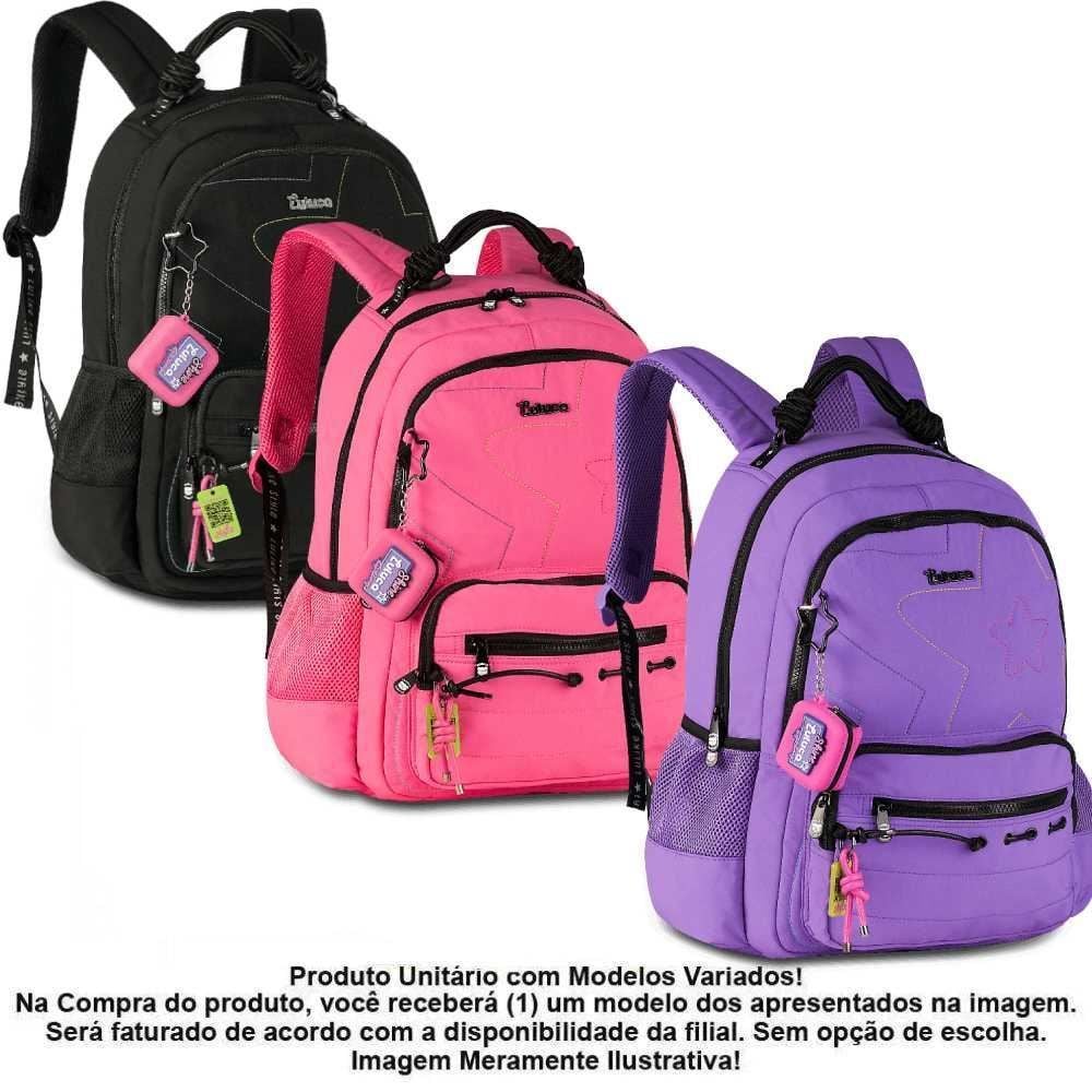 Mochila de Costas Juvenil Luluca Clio Style - Sortido