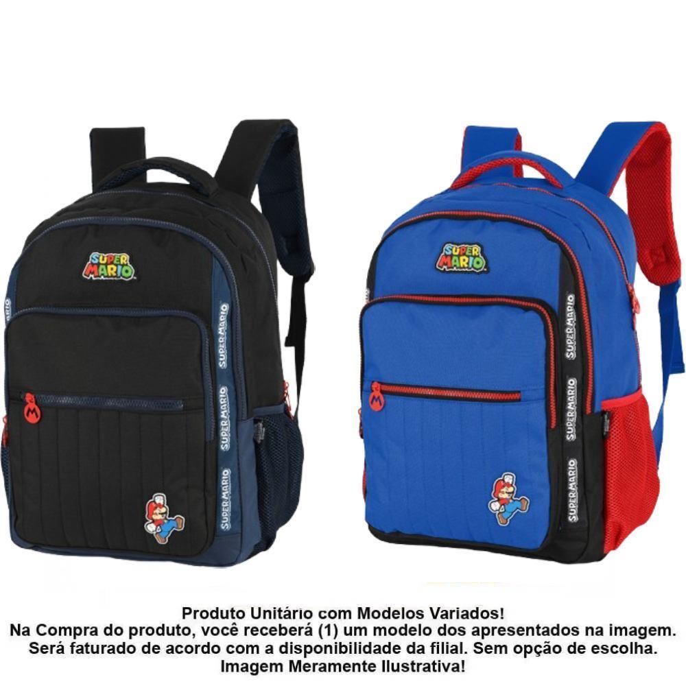 Mochila de Costas Juvenil Mario Luxcel - Sortido