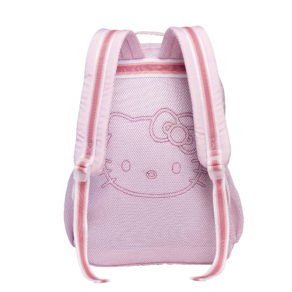 Mochila de Costas Juvenil Puffer Glitter Hello Kitty Xeryus - Rosa