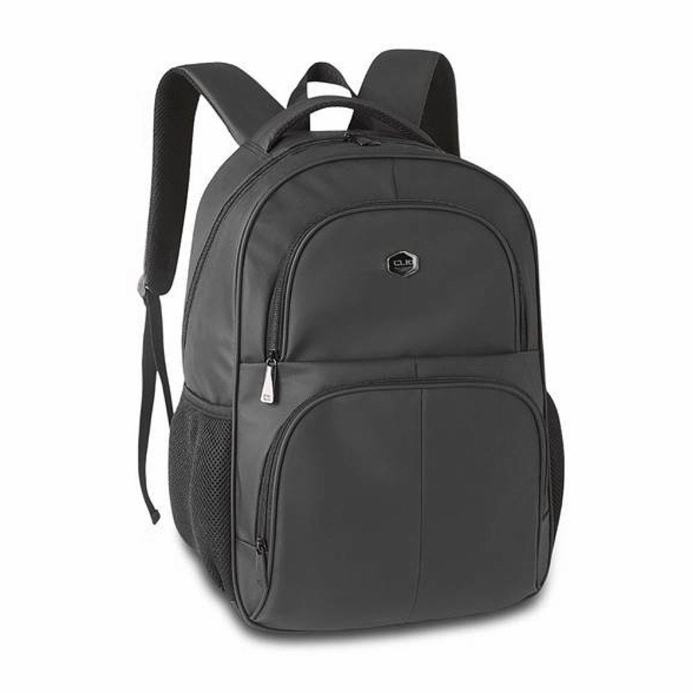 Mochila de Costas Juvenil Resinada Preta - Clio Style