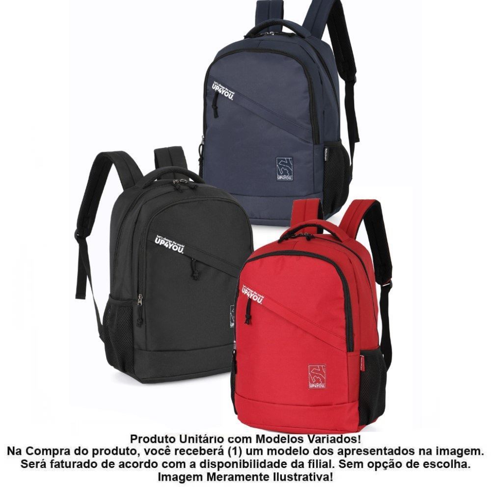 Mochila de Costas Juvenil Up Lets Luxcel - Sortido