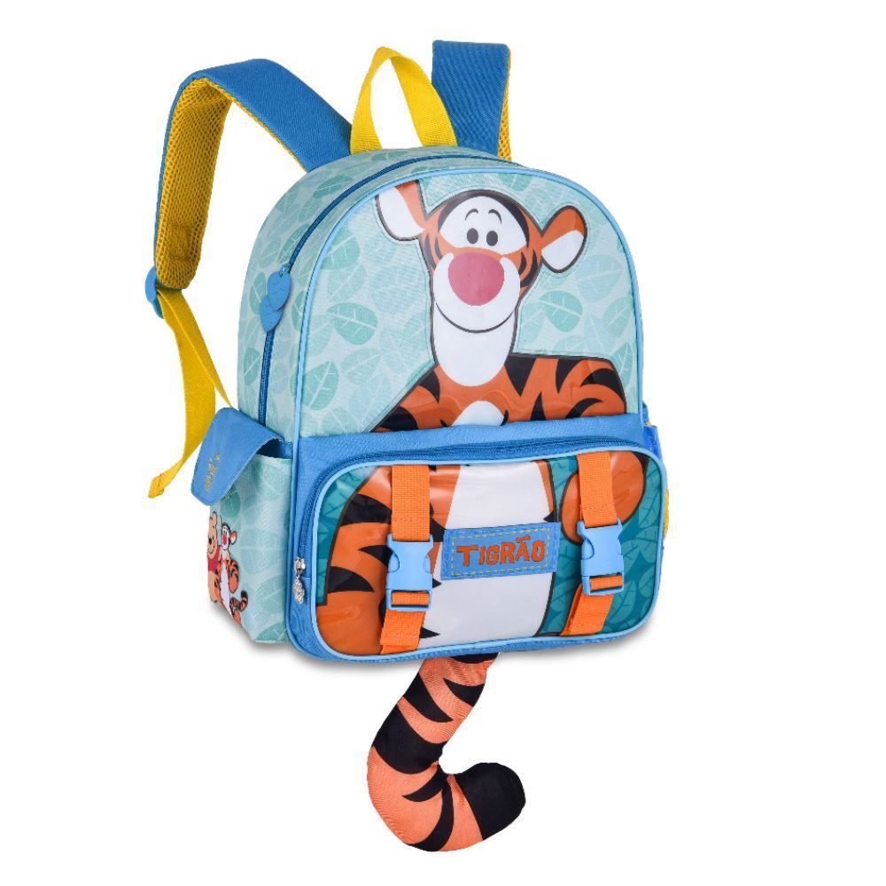 Mochila de Costas Pré Escola Tigrão Clio Style - Azul