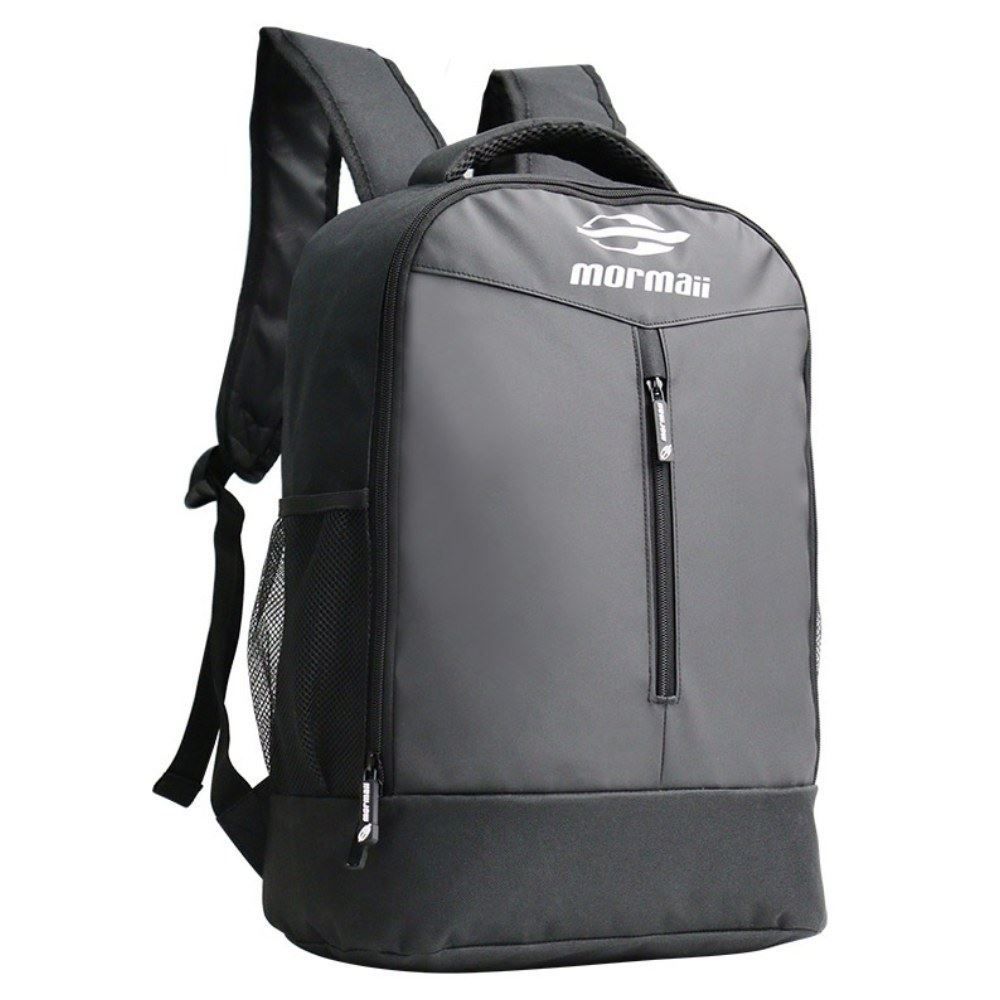 Mochila de Costas Preto com Cinza Mormaii - Juvenil