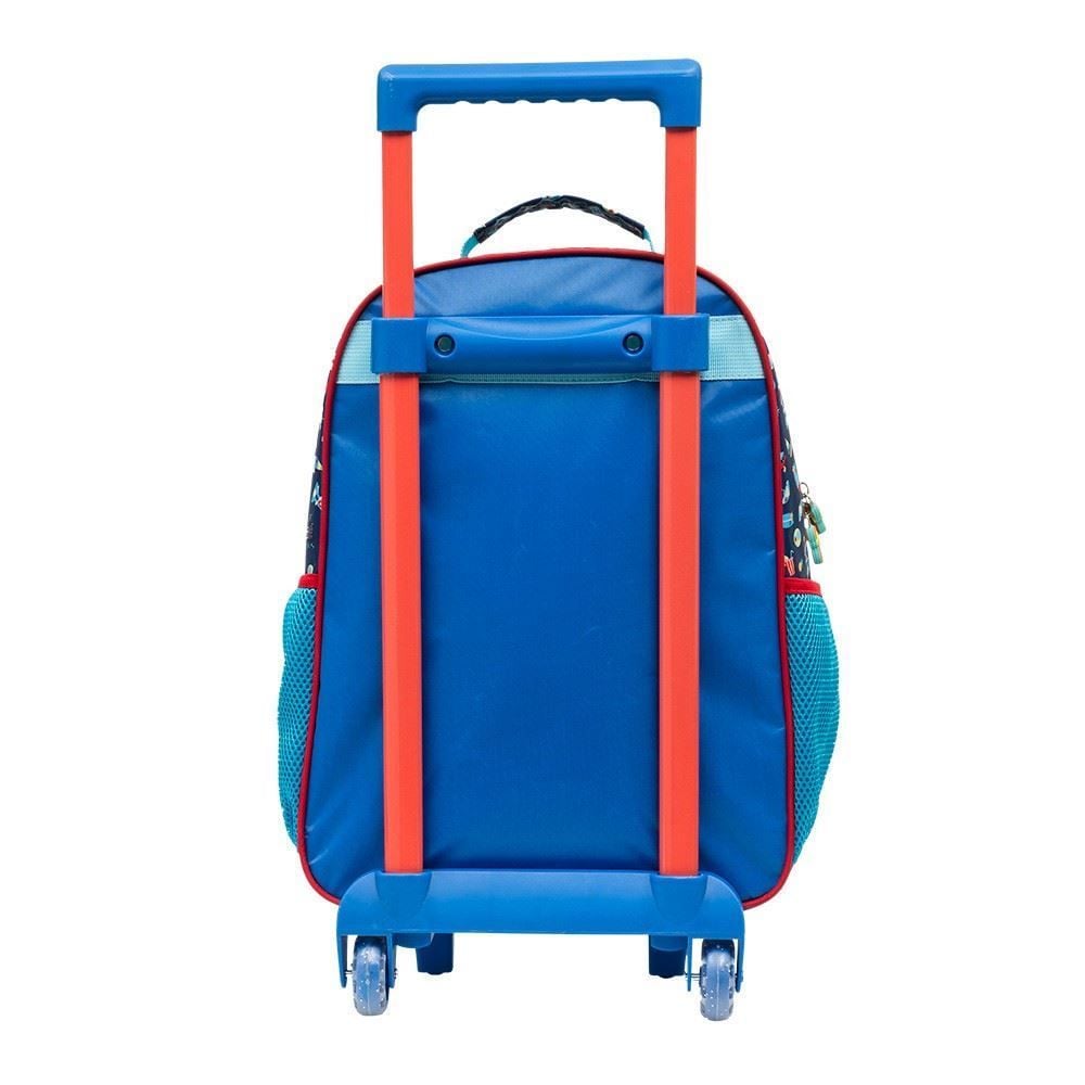 Mochila de Rodinha 2D Patrulha Canina Xeryus - Azul