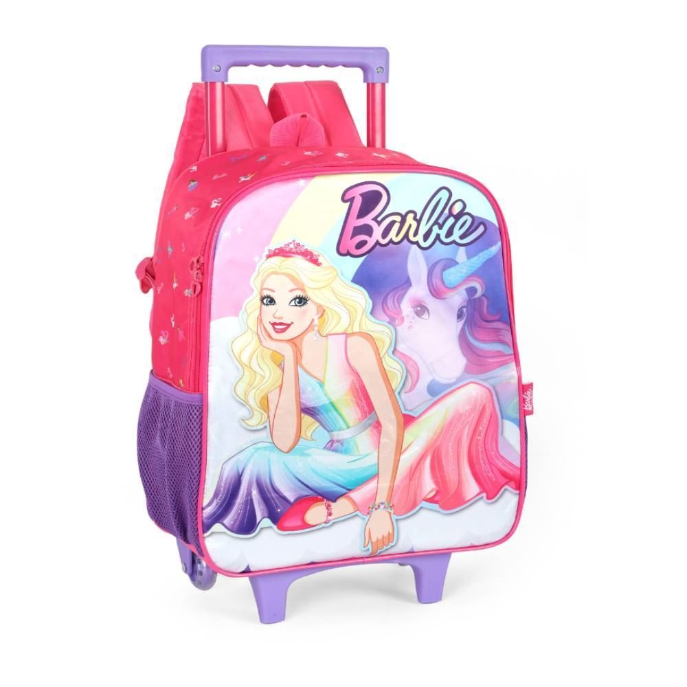 Mochila De Rodinha Barbie Luxcel - Sortido