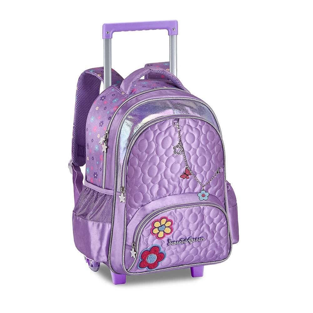 Mochila De Rodinha Flores Clio Style - SQ24591K