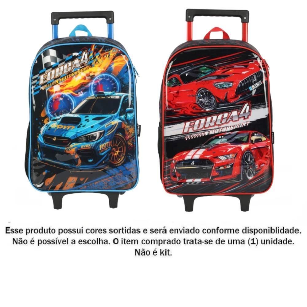 Mochila De Rodinha Infantil Luxcel Força 4 - Sortido