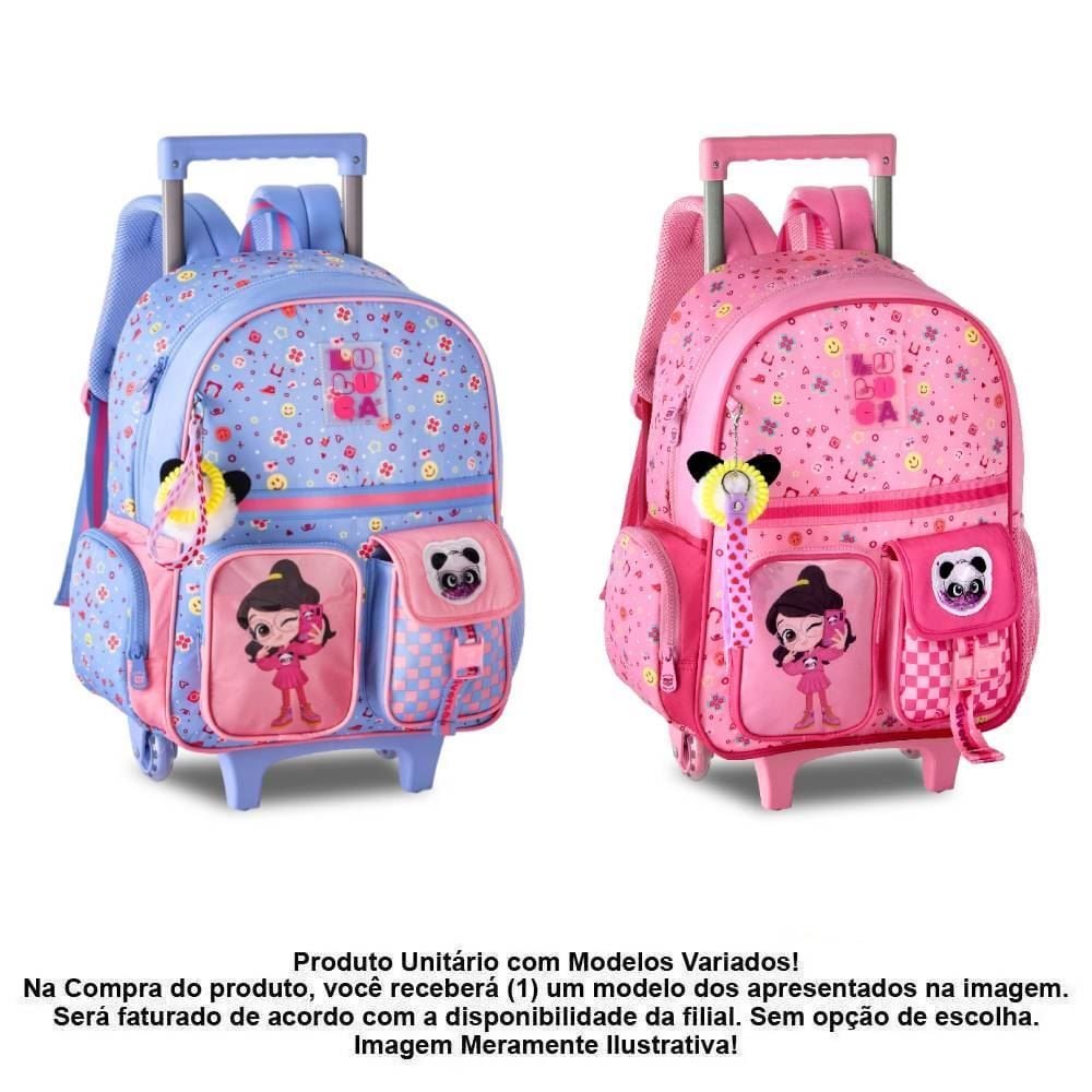 Mochila De Rodinha Luluca Clio Style - Sortido