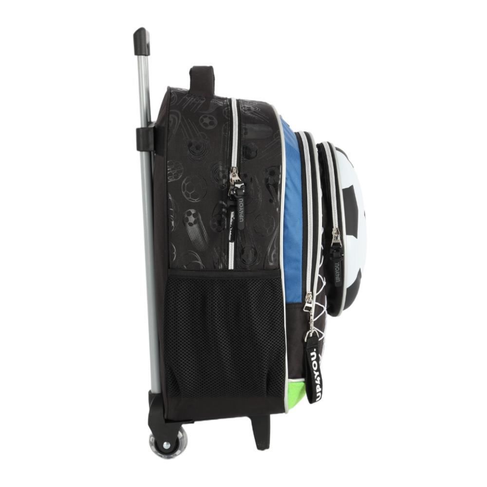 Mochila Infantil Com Rodinhas Futebol Luxcel - 1 Unidade