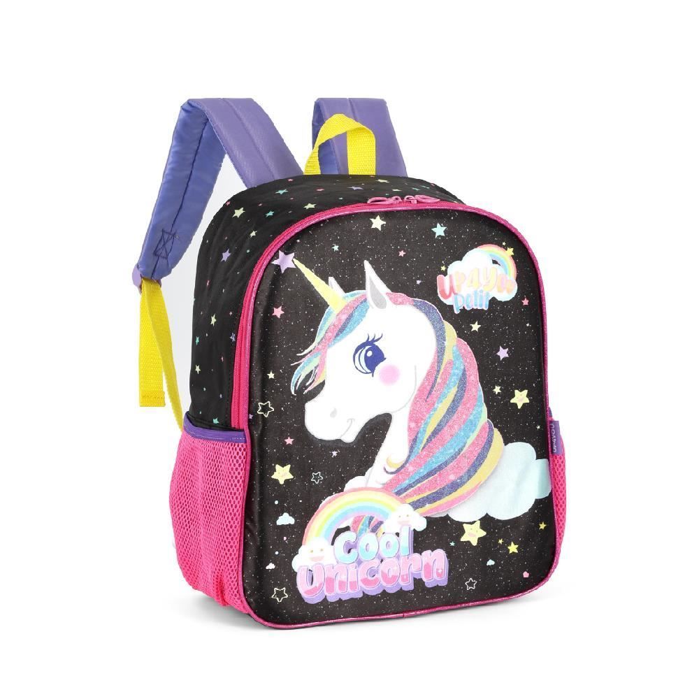 Mochila Infantil De Costas Pequena Unicórnio Luxcel - Sortido