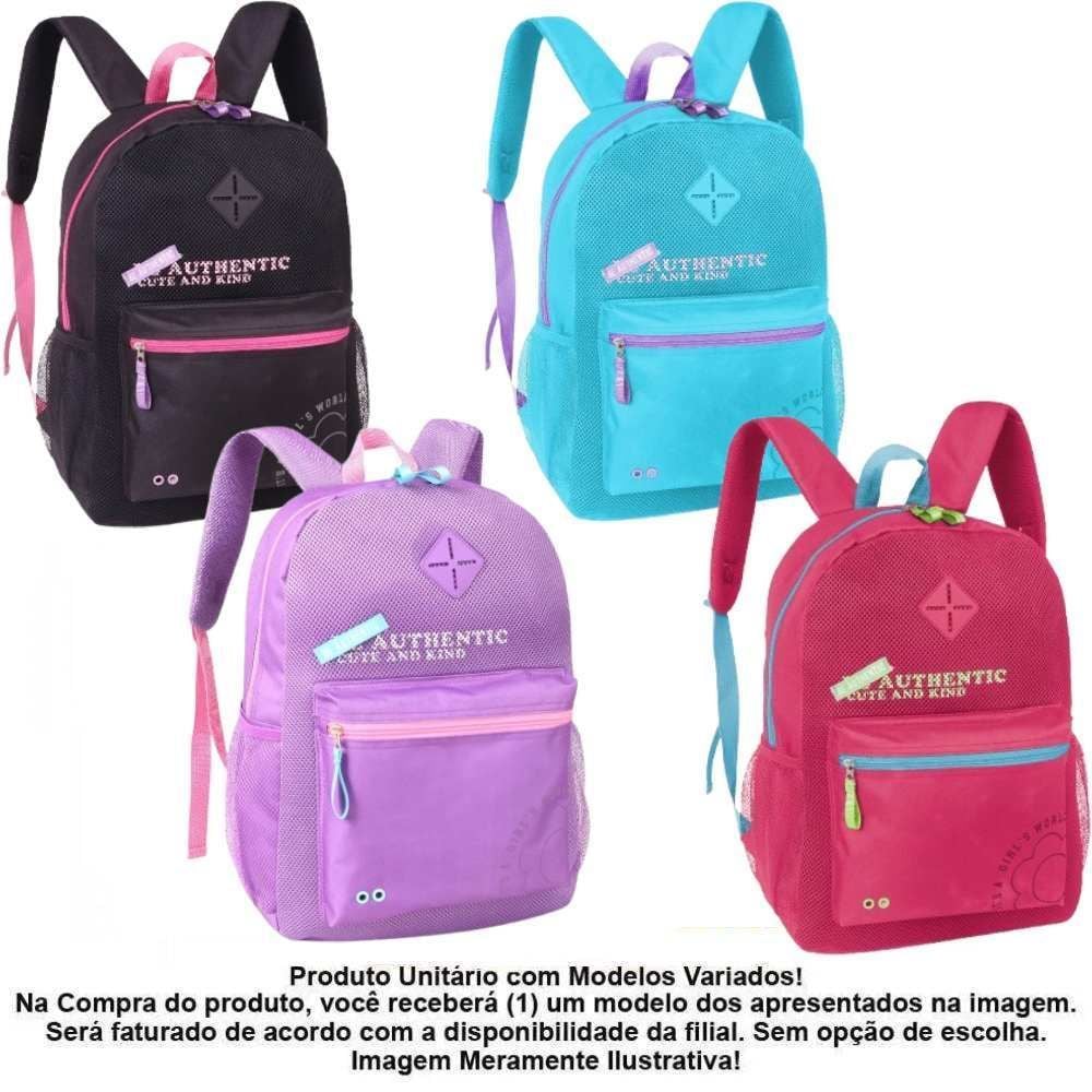 Mochila Juvenil de Costas Authentic Clio Style - Sortido