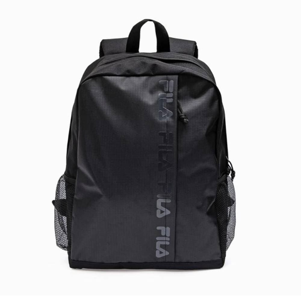 Mochila Juvenil Tone Logos Fila - Preto