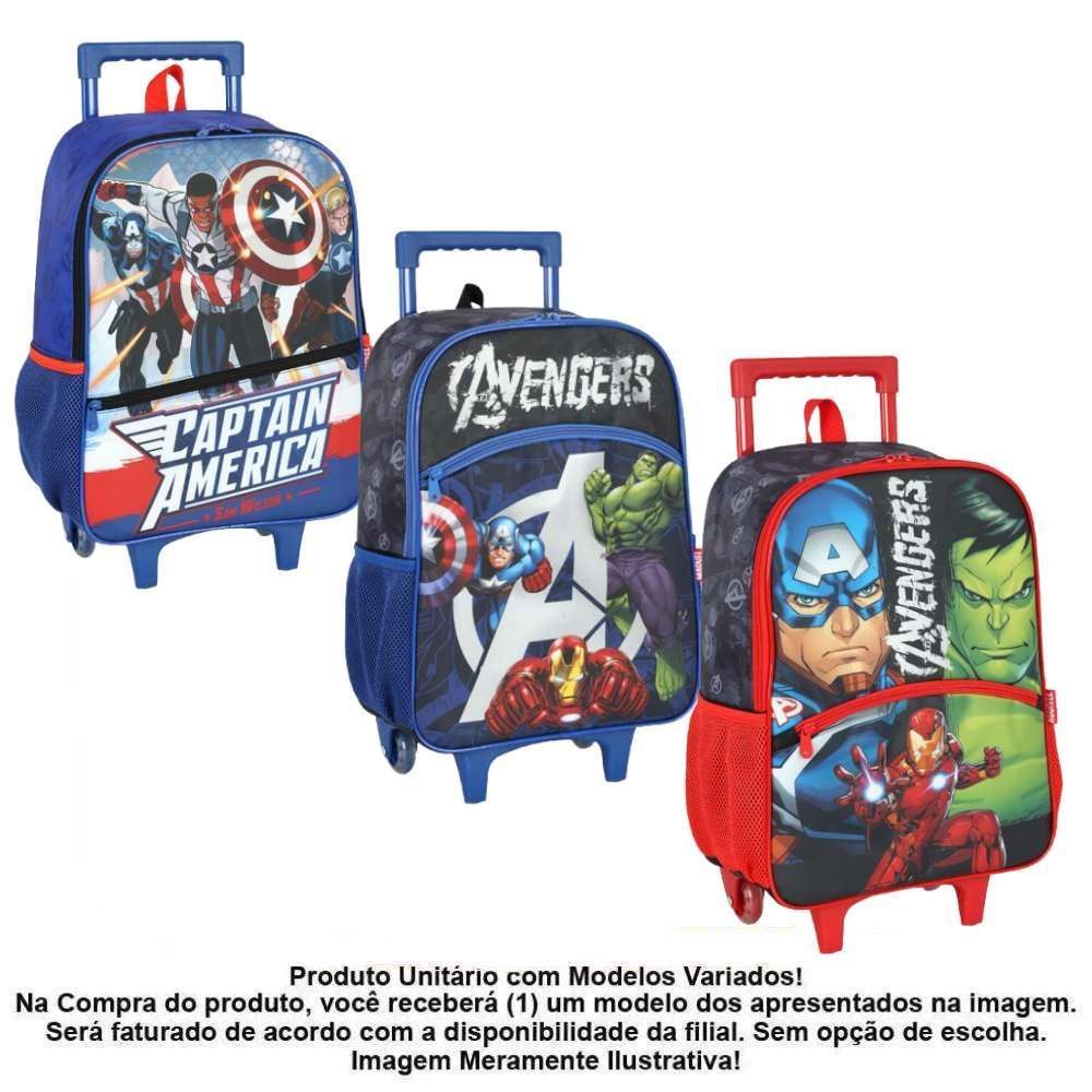 Mochilete Infantil Avengers Luxcel - Sortido