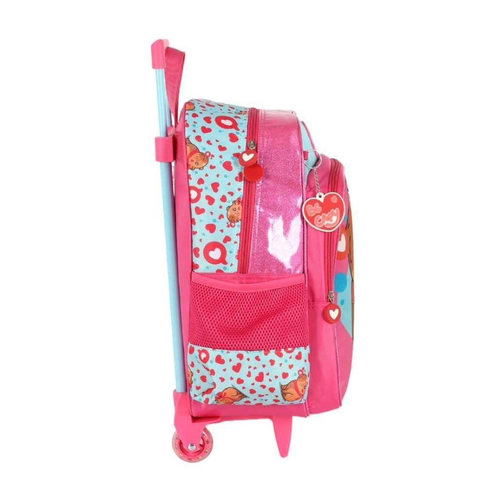 Mochilete Infantil Up Capy Luxcel - Rosa