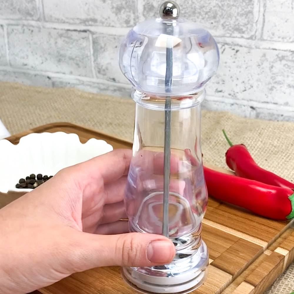 Moedor Para Sal E Pimenta Acrílico Wolff - 17Cm