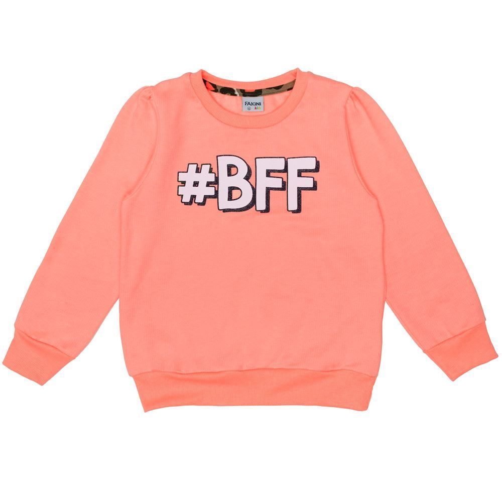 Moletom 4 a 10 anos Fluor BFF Fakini