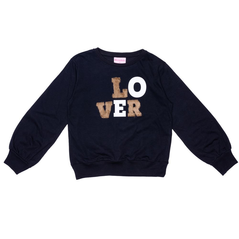 Moletom 4 a 10 anos M/Malha Lover Marmelada