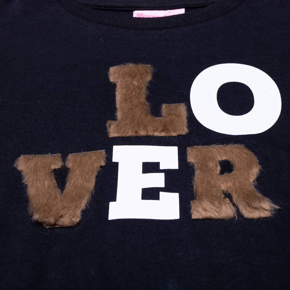 Moletom 4 a 10 anos M/Malha Lover Marmelada