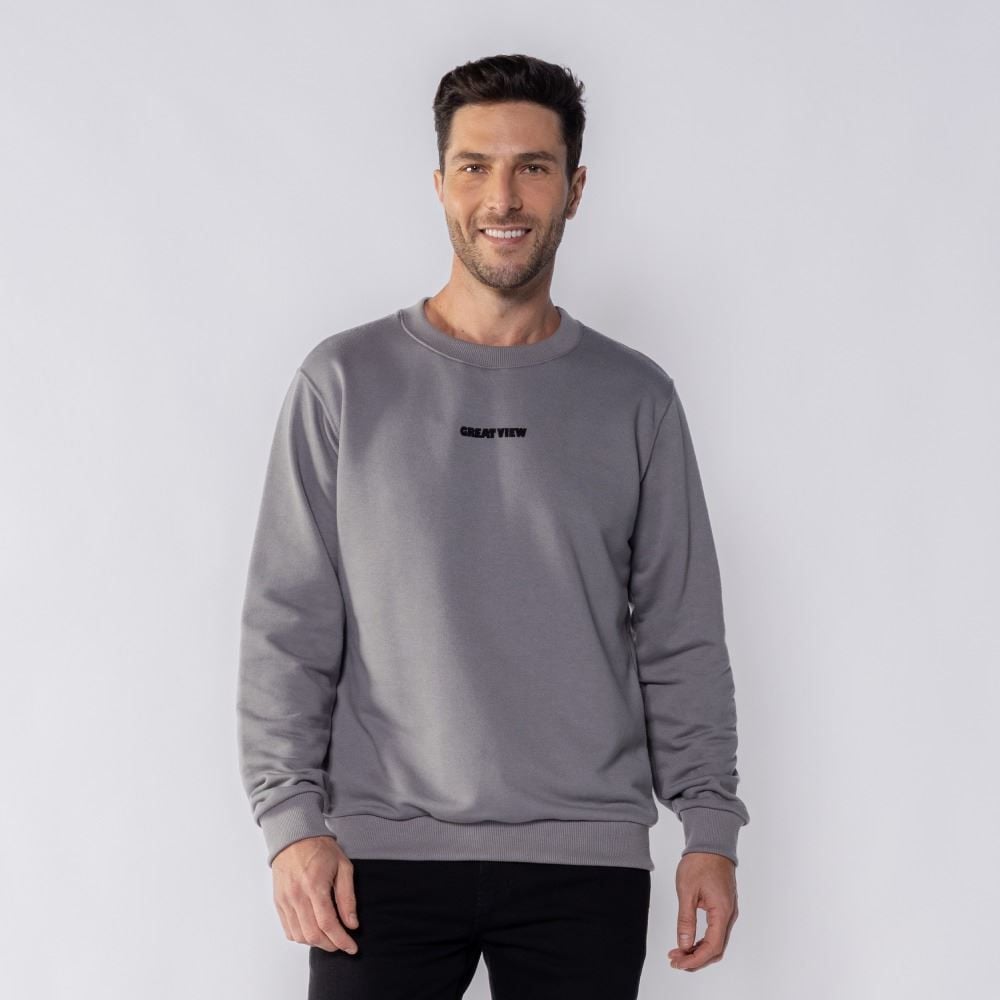 Moletom Masculino Sem Capuz Thing