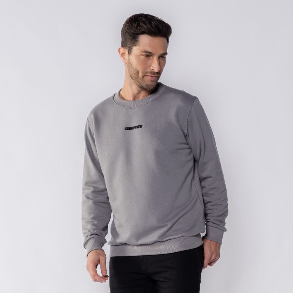 Moletom Masculino Sem Capuz Thing